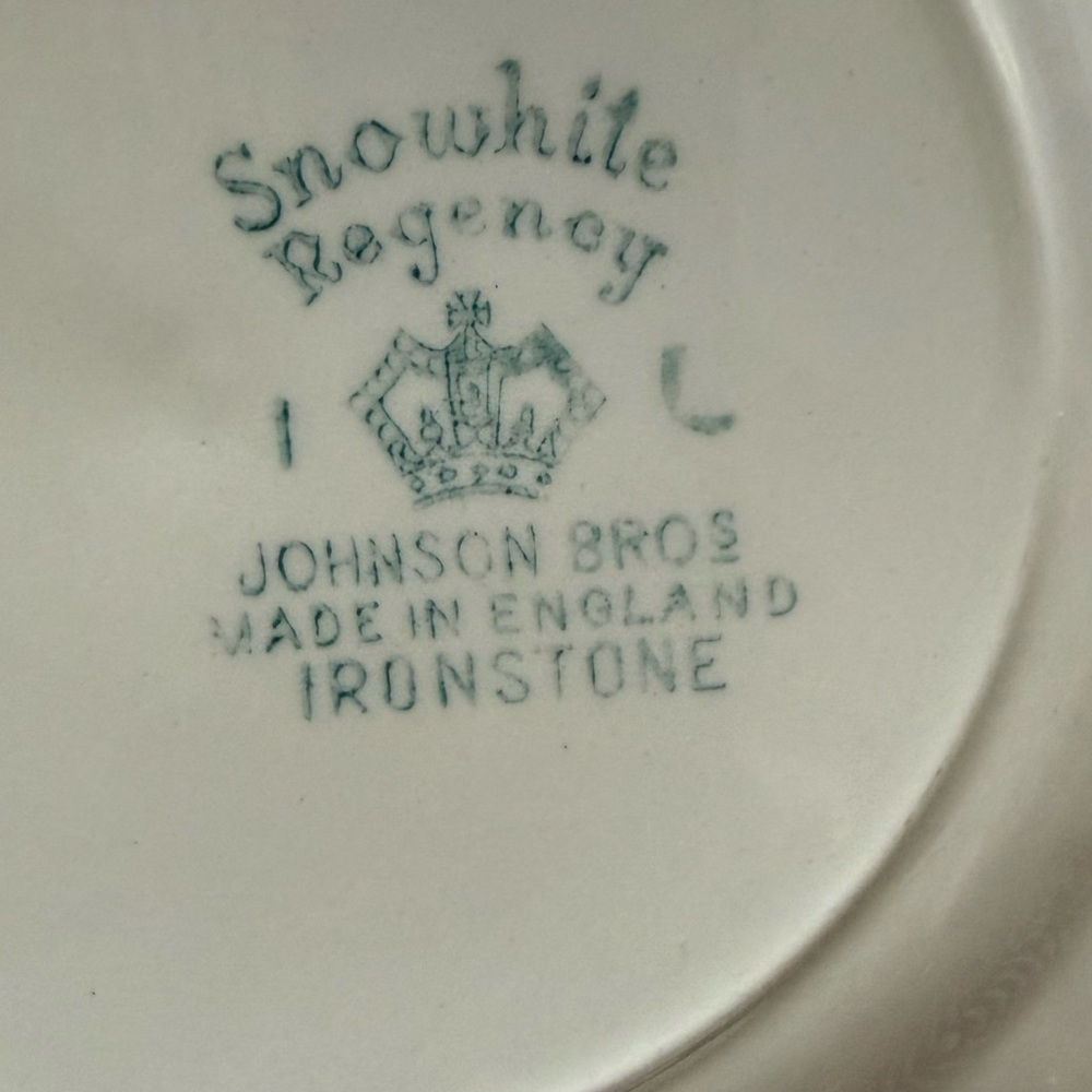 Johnson Brothers Snowhite Regency Ironstone Plate